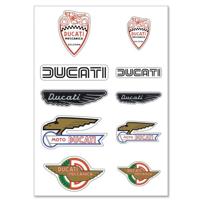 Istoriniai „Ducati“ logotipai