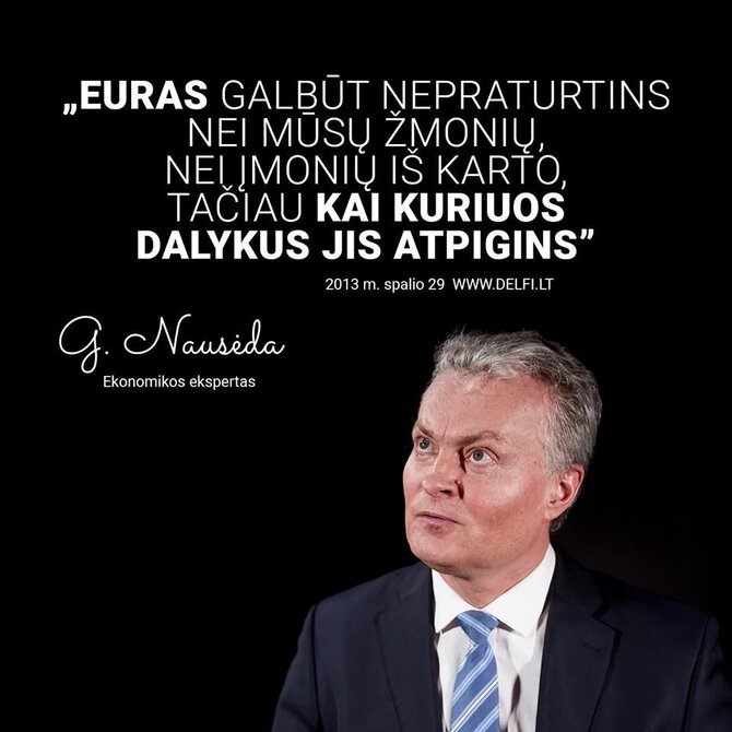 V.Bako paskelbta nuotr. /V.Bako paskelbta G.Nausėdos citata