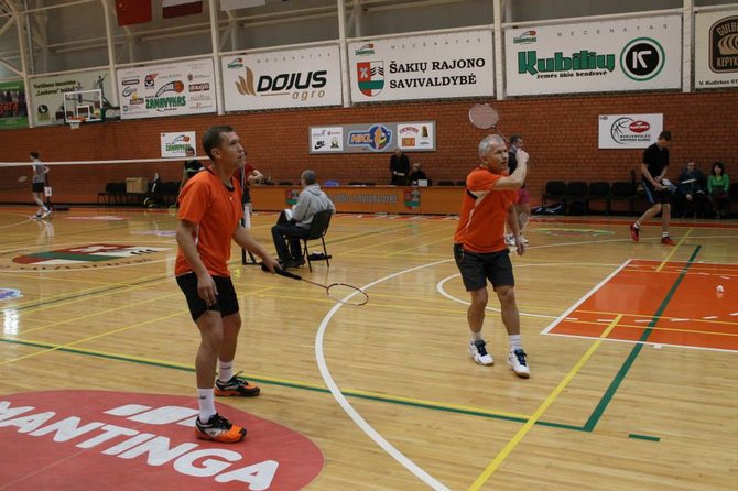 Klaipėdos badmintono akademijos nuotr./Steponas Januška šeimų badmintono turnyre