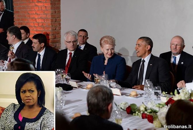 Internautai kuria „memus“ apie Dalios Grybauskaitės ir Baracko Obamos santykius