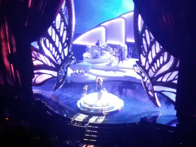 Asmeninio albumo nuotr./Jogaila Morkūnas Las Vegase lankėsi Mariah Carey koncerte
