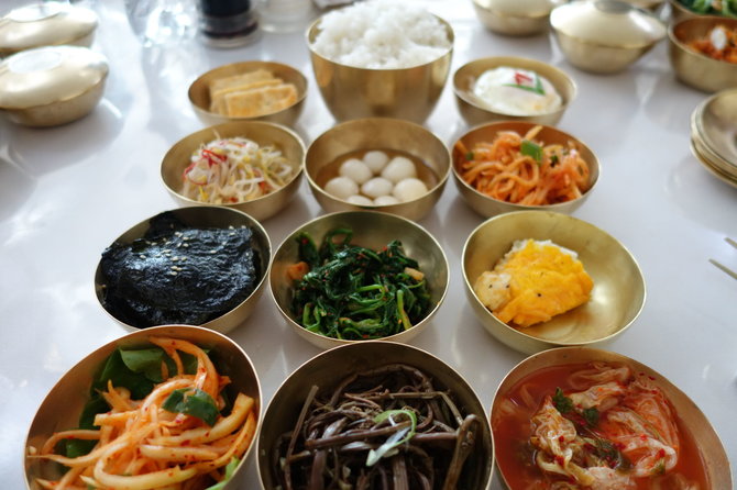 Asmeninio archyvo nuotr./Korėjietiškos virtuvės patiekalai