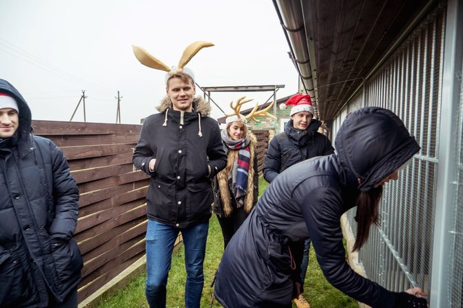 Sauliaus Balčiūno nuotr./Fondo „Lietuva – gyvūnams“ akcijos akimirka