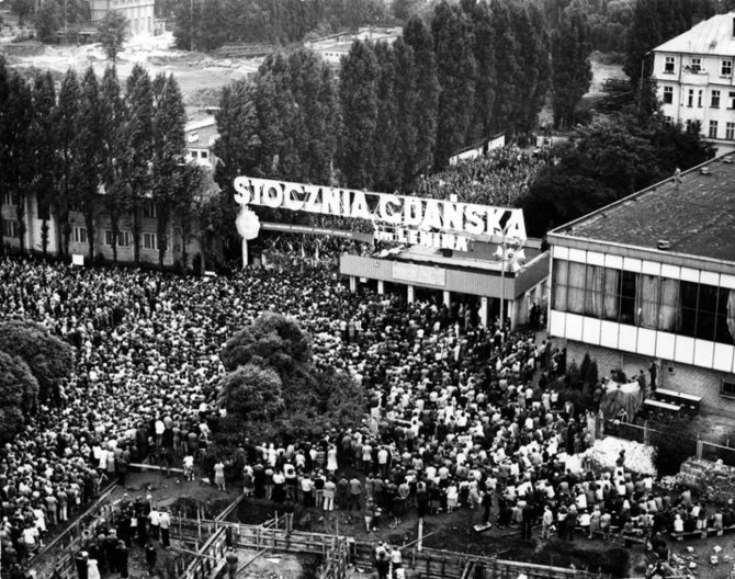 Zenono Mirotos nuotr./Solidarumo judėjimas Lenkijoje prasidėjo nuo streikų laivų statyklose