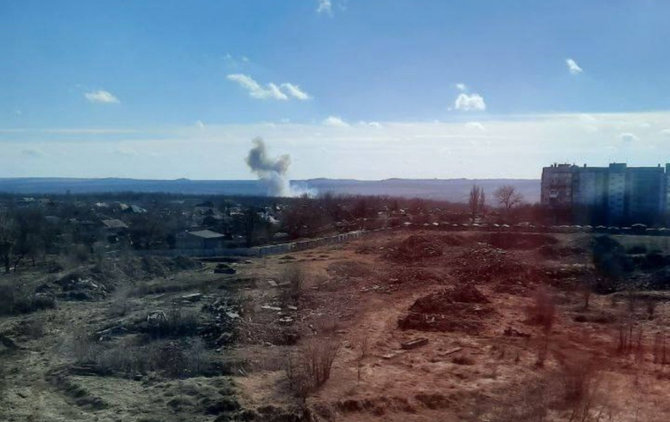 Nuotr. iš socialinių tinklų/Vasario 20 d. sprogimas Donecke