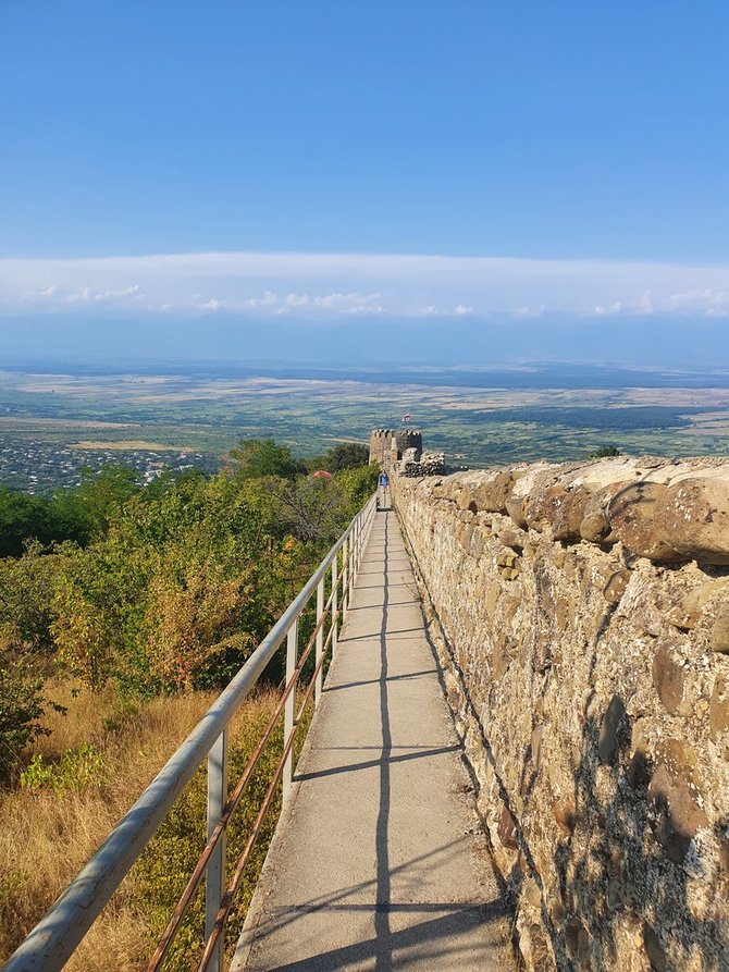 Raimundo Celencevičiaus nuotr./Signagi miesto gynybinė siena, kuria galima pasivaikščioti