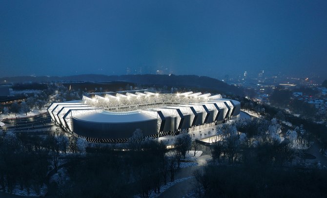 Nacionalinio stadiono vizualizacija