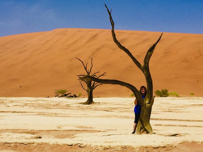 Loretos Latvienės asmeninio archyvo nuotr./Namibo dykuma