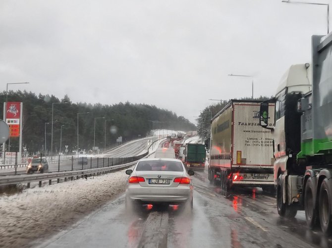 15min nuotr./Eismas ties Grigiškėmis