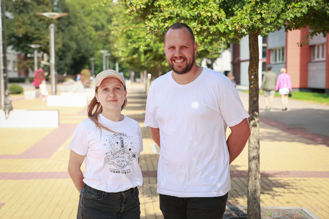 Karolinos Savickytės/Bendra.lt nuotr./Eglė Šerulytė ​ir Laurynas Gečius