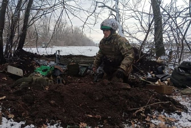 Nuotr. iš Andrijaus Rybalko „Facebook“ profilio/Ukrainos kariai fronte