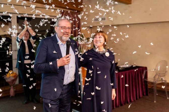 Živilės Večiorkutės/„Jūsų Panevėžys“ nuotr./Rytis Mykolas Račkauskas ir Loreta Masiliūnienė