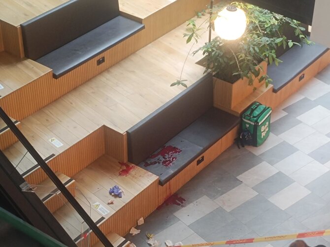 Pauliaus Peleckio / BNS nuotr./Vilniaus prekybos centre „Europa“ peiliu ginkluotas vyras sužalojo žmogų
