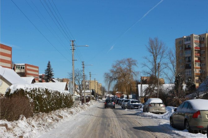 Akvilės Kupčinskaitės/„Rinkos aikštė“ nuotr./Josvainių gatvė neseniai tvino dėl vandentiekio avarijos