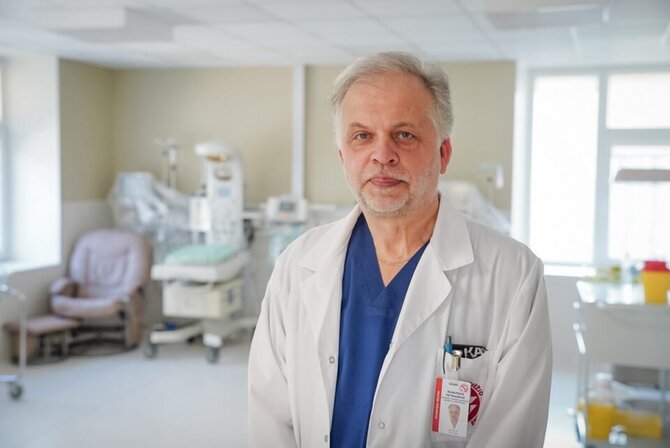 Živilės Večiorkutės/„Jūsų Panevėžys“ nuotr./Akušeris ginekologas Raimundas Petrauskas