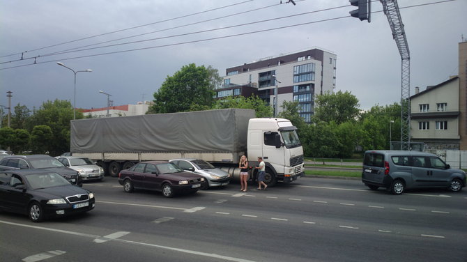 Sauliaus Chadasevičiaus/15min.lt nuotr./Avarija Vilniuje