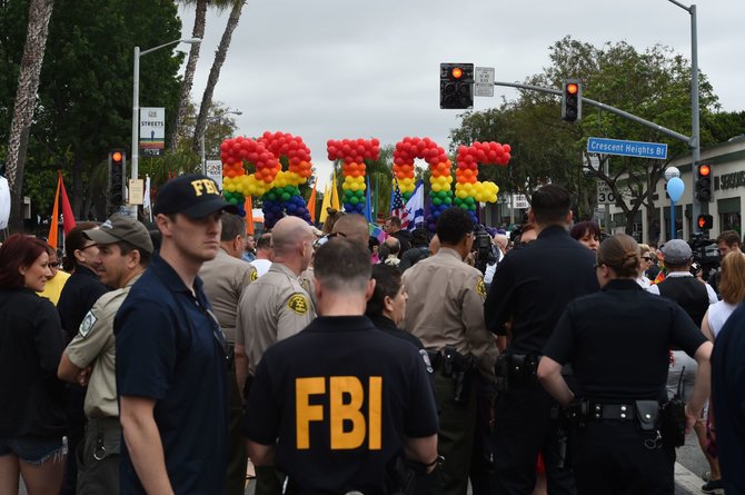 AFP/„Scanpix“ nuotr./Homoseksualų eitynės Los Andžele