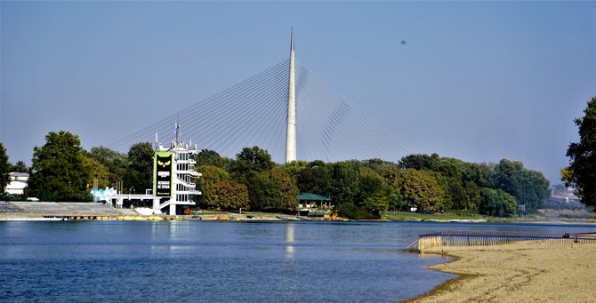 Tomo Pociaus nuotr./Sava ežeras, Belgradas, Serbija