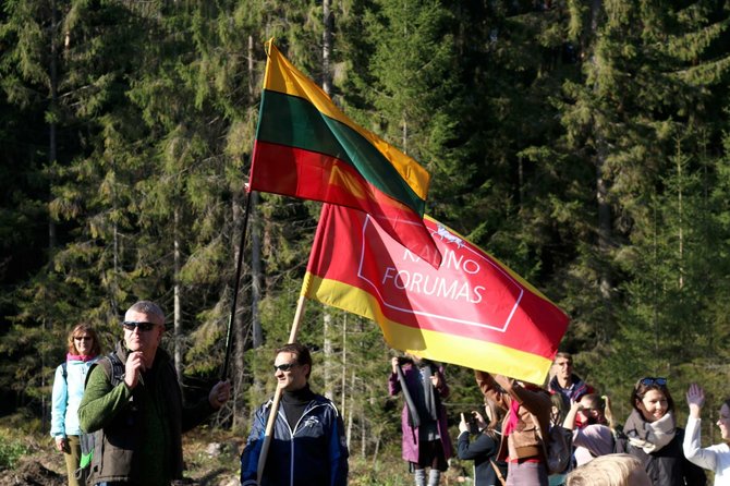 V.Balkutės nuotr./Labanoro žygis 