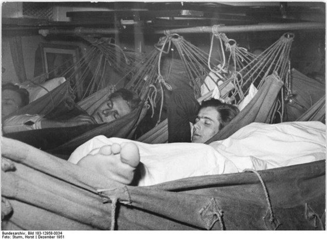 wikimedia.org/Vokiečių jūreiviai 1951-aisiais. 