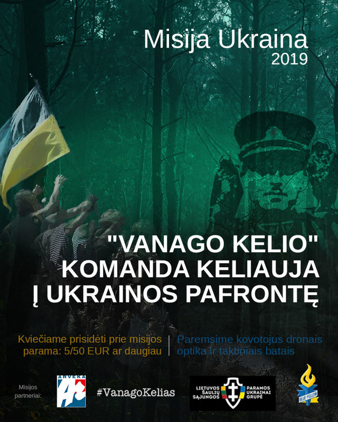 „Vanago Kelias. Misija Ukraina-2019“ nuotr./„Vanago Kelias. Misija Ukraina-2019“