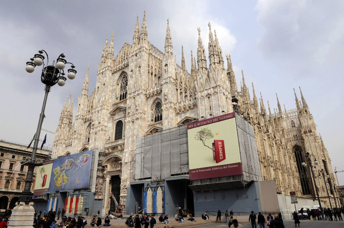 AFP/„Scanpix“ nuotr./Duomo katedra Milane