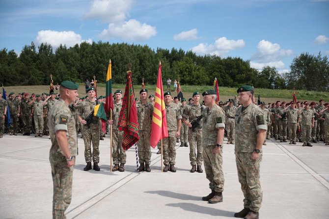 Lietuvos kariuomenės nuotr./Kryžkalnyje paminėta Lietuvos kariuomenės Sausumos pajėgų diena