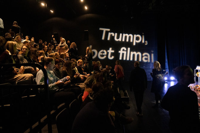 Tautvydo Stuko nuotr./Vilniaus trumpųjų filmų festivalio apdovanojimų ceremonija