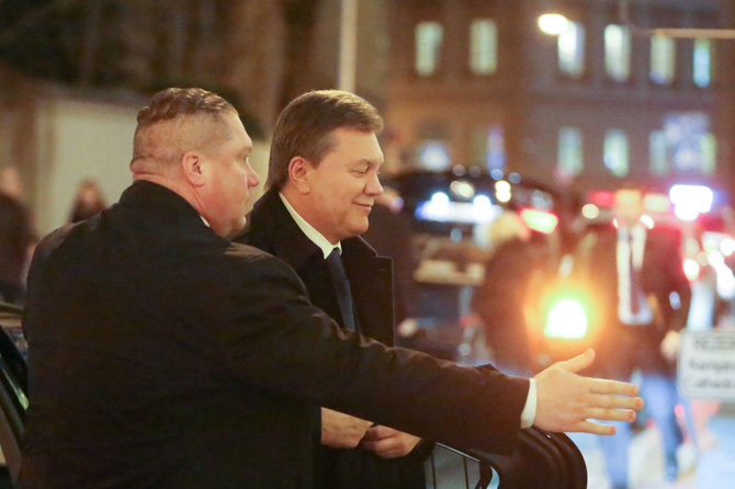 Ukrainos prezidentas Viktoras Janukovyčius atvyko į Vilnių