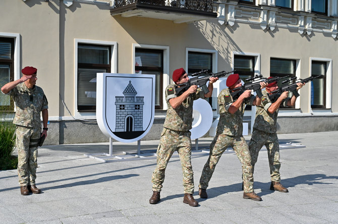 Panevėžio savivaldybės nuotr./Panevėžys švenčia 521-ąjį gimtadienį