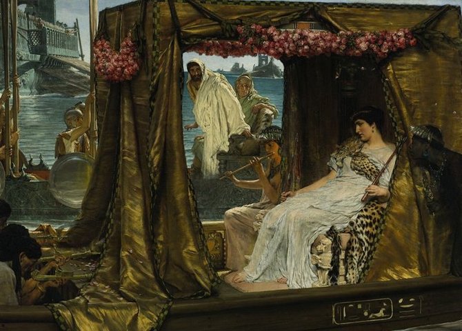 wikimedia.org nuotr./Kleopatra ir Markas Antonijus