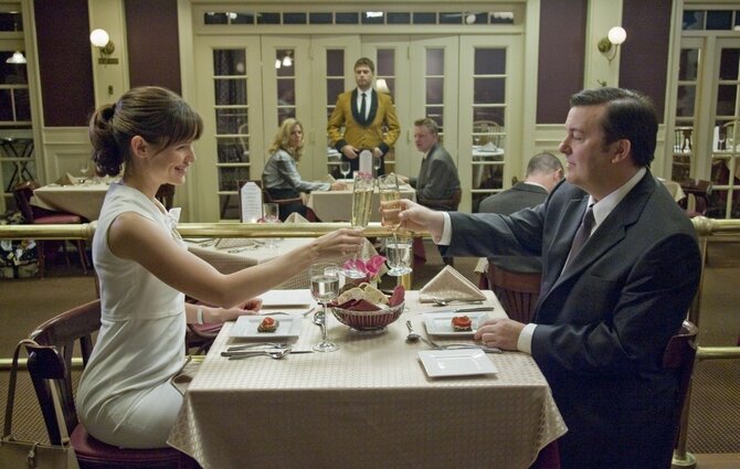 Kadras iš filmo/„Melo išradėjas“ („The Invention of Lying“, 2009, IMDb – 6,4)