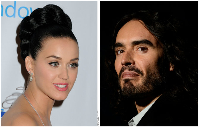 AFP/„Scanpix“ nuotr./Katy Perry ir Russellas Brandas