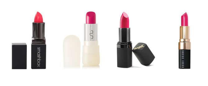 Gamintojų nuotr./Iš kairės: „Smashbox“, „Uslu Airlines“, „Barry M“, „Bobbi Brown“ lūpdažiai.