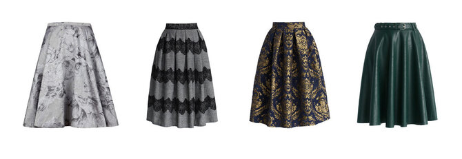 Gamintojų nuotr./Iš kairės: „Ted Baker“, kiti trys – „Chicwish“.