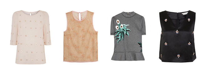 Gamintojų nuotr./Iš kairės: „Monsoon“, Mary Katrantzou, „Marni“, „Miss Selfridge“.