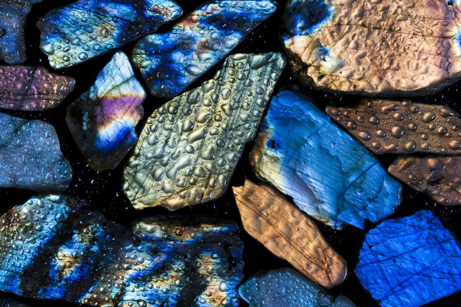 „Fotolia“ nuotr./Labradorito akmenys