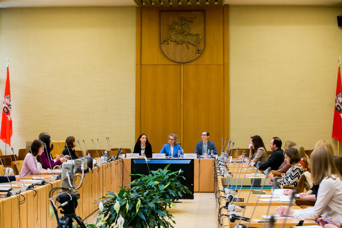 O.Posaškovos nuotr./Seime – diskusija, kaip geriausia užtikrinti moterų ir vyrų lygybę darbe