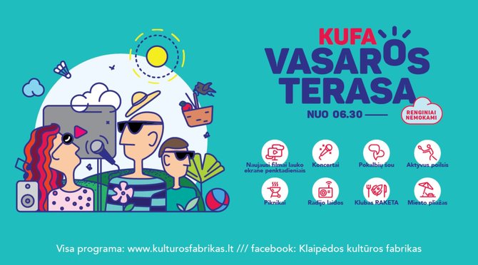 Organizatorių nuotr./KUFA vasaros terasa