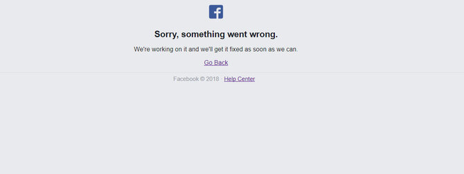 Sutriko „Facebook“ veikla