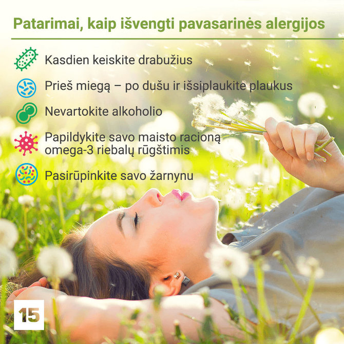 15min.lt montažas/Kaip išvengti pavasarinės alergijos?