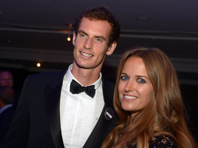 „Scanpix“ nuotr./Andy Murray ir Kim Sears