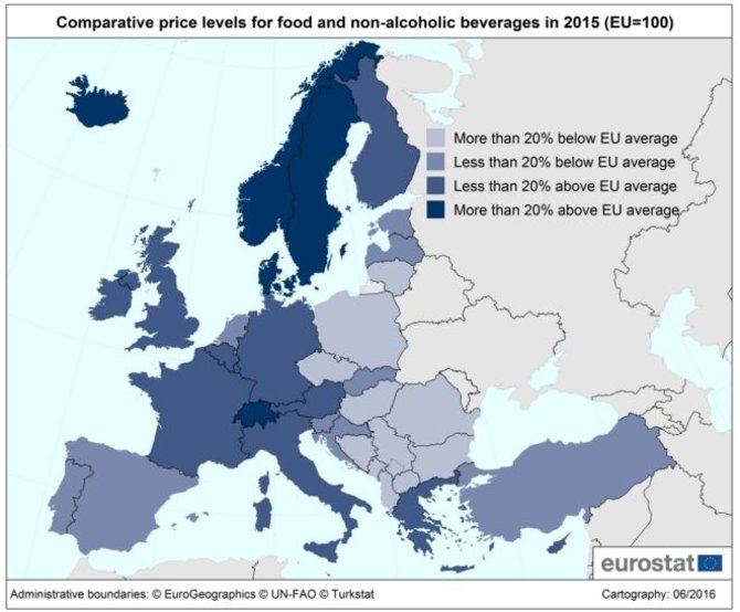 Maisto kainos Europos Sąjungoje