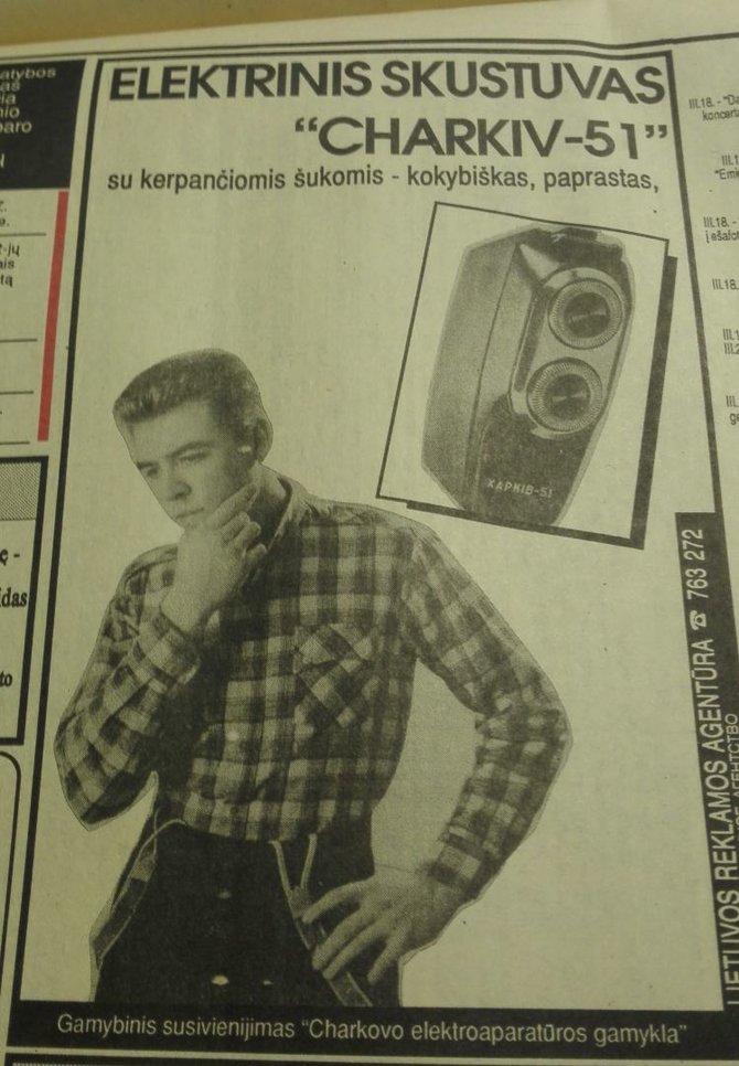 Iš M.Mažvydo bibliotekos archyvų/1990 metų kovo reklamos Lietuvos laikraščiuose