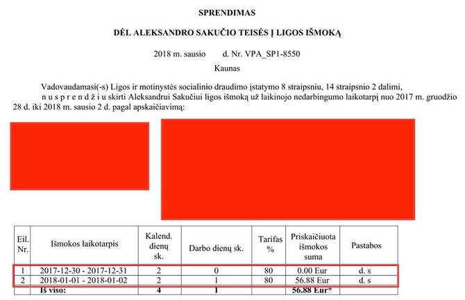 Už ligą per šventes nieko nesumoka