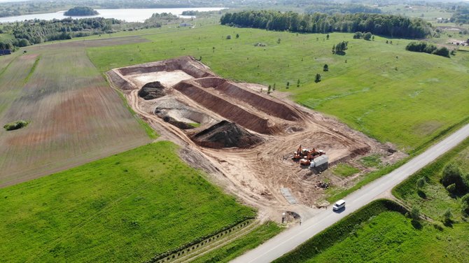 15min skaitytojų nuotr./Šaudyklos įrengimas Vilniaus rajone, šalia Sudervės