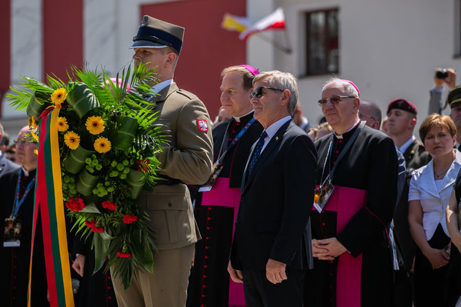 LRS nuotr./Viktoras Pranckietis Liublino unijos 450-ųjų metinių minėjime