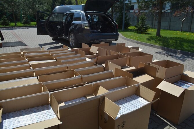 Podlaski OSG nuotr./Lietuvis su kontrabanda įkliuvo Lenkijos pasieniečiams