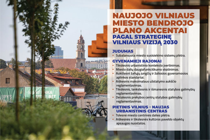 Sauliaus Žiūros nuotr./Naujojo Vilniaus miesto bendrojo plano akcentai