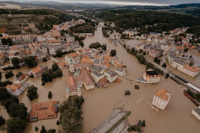 meteoprognoza.pl nuotr./Klodzko miestas po vandeniu